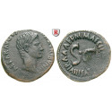 Roman Imperial Coins, Augustus, As 7 BC, good vf