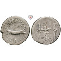 Roman Republican Coins, Marcus Antonius, Denarius 32-31 BC, good vf