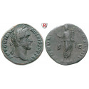 Roman Imperial Coins, Antoninus Pius, Sestertius 147-148, vf