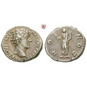 Roman Imperial Coins, Marcus Aurelius, Caesar, Denarius 140-144, good vf