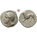 Italy-Lucania, Velia, Didrachm 334-300 BC, vf-xf / xf