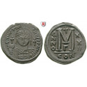 Byzantium, Justinian I, Follis year 22 = 548-549, xf