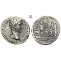 Roman Imperial Coins, Augustus, Denarius 2 BC-4 AD, vf-xf
