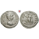 Roman Imperial Coins, Plautilla, wife of Caracalla, Denarius 205, good vf