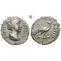 Roman Imperial Coins, Faustina Senior, wife of  Antoninus Pius, Denarius after 141, good vf
