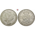 Netherlands, Kingdom Of The Netherlands, Wilhelmina I., 2 1/2 Gulden 1898, vf