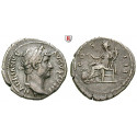 Roman Imperial Coins, Hadrian, Denarius 125-128, vf