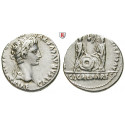 Roman Imperial Coins, Augustus, Denarius 2 BC-4 AD, vf-xf