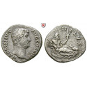 Roman Imperial Coins, Hadrian, Denarius 134-138, good vf