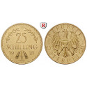 Austria, 1. Republik, 25 Schilling 1927, 5.29 g fine, xf