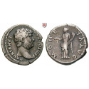 Roman Imperial Coins, Hadrian, Denarius 134-138, vf
