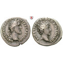 Roman Imperial Coins, Antoninus Pius, Denarius 140, vf