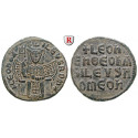 Byzantium, Leo VI, the Wise, Follis 889-908, xf