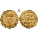 France, Francois I, Ecu d´or au soleil o.J. (14. Januar 1540), xf