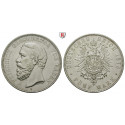 German Empire, Baden, Friedrich I., 5 Mark 1875, G, vf-xf, J. 27