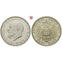 German Empire, Bayern, Ludwig III., 3 Mark 1914, D, xf-FDC / FDC, J. 52