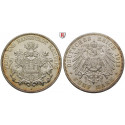 German Empire, Hamburg, 5 Mark 1913, J, xf, J. 65