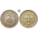 Weimar Republic, Standard currency, 2 Reichsmark 1926, D, vf-xf, J. 320