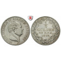 Hohenzollern, Hohenzollern-Sigmaringen, Friedrich Wilhelm IV. von Preußen, 1/2 Gulden 1852, vf-xf