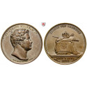 Brandenburg-Prussia, Kingdom of Prussia, Friedrich Wilhelm IV., Silvered bronze medal 1840, xf