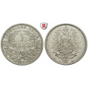 German Empire, Standard currency, 1 Mark 1881, A, good vf, J. 9