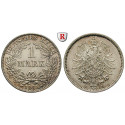 German Empire, Standard currency, 1 Mark 1885, J, xf / xf-unc, J. 9
