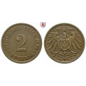 German Empire, Standard currency, 2 Pfennig 1916, G, xf-unc, J. 11