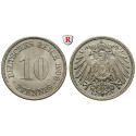 German Empire, Standard currency, 10 Pfennig 1906, F, xf-unc, J. 13