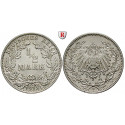 German Empire, Standard currency, 1/2 Mark 1913, E, xf, J. 16