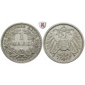 German Empire, Standard currency, 1 Mark 1909, J, vf-xf, J. 17