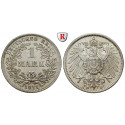 German Empire, Standard currency, 1 Mark 1911, D, xf, J. 17