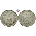 Weimar Republic, Standard currency, 1 Reichsmark 1926, A, xf, J. 319