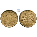Weimar Republic, Standard currency, 10 Reichspfennig 1928, A, nearly FDC, J. 317