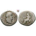 Roman Imperial Coins, Nero, Denarius 66-67, vf