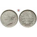 India, British India, Victoria, 1/4 Rupee 1840, xf