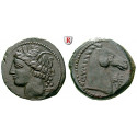 Sardinia, Sardo-punic, Bronze about 300-264 BC, xf