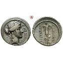Roman Republican Coins, C. Memmius, Denarius, xf