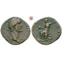 Roman Imperial Coins, Antoninus Pius, Sestertius 155-156, good vf