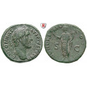 Roman Imperial Coins, Antoninus Pius, Sestertius 147-148, good vf
