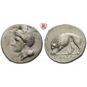 Italy-Lucania, Velia, Didrachm 334-300 BC, vf / xf