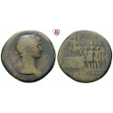 Roman Imperial Coins, Trajan, Sestertius 114-117, fine