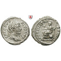 Roman Imperial Coins, Septimius Severus, Denarius 201-210, nearly xf