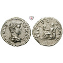 Roman Imperial Coins, Geta, Caesar, Denarius 207, xf / vf-xf