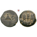 Judaea - Herodian Dynasty, Agrippa I., Prutah 41-42, vf