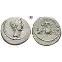 Roman Republican Coins, Caius Iulius Caesar, Denarius 42 BC, vf-xf / vf