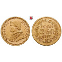 Vatican, Pio IX, 2 1/2 Scudi 1857, 3.89 g fine, good xf