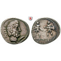 Roman Republican Coins, L. Titurius Sabinus, Denarius 89 BC, good vf