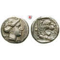 Caria, Knidos, Didrachm 390-340 BC, vf-xf