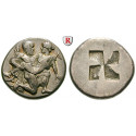 Thracian Islands, Thasos, Stater 412-404 BC, nearly xf