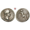 Roman Imperial Coins, Tiberius, Denarius 14-37, good vf / vf-xf